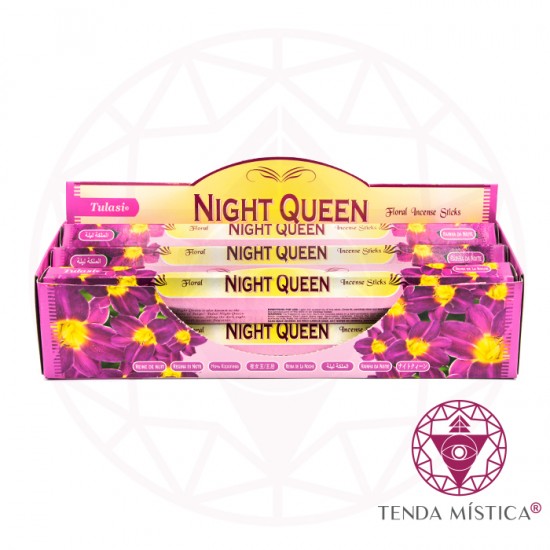 Incenso Tulasi - Rainha da noite - Caixa 