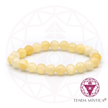 Pulseira Calcite Amarela 8mm