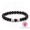 Pulseira Signo Carneiro Howlite Branca