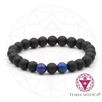 Pulseira Signo Gémeos Lápis Lazúli