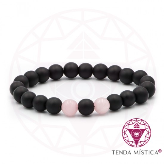 Pulseira Signo Touro Quartzo Rosa