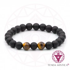 Pulseira Signo Leão Olho de Tigre