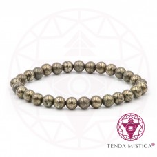 Pulseira Pirite - 6mm Pulseira Pirite - 6mm