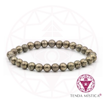 Pulseira Pirite - 6mm Pulseira Pirite - 6mm