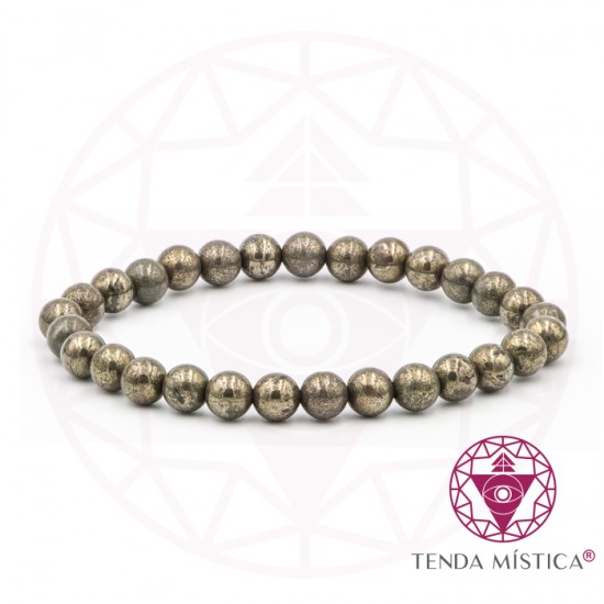 Pulseira Pirite - 6mm Pulseira Pirite - 6mm