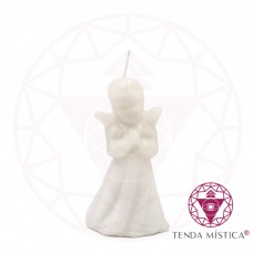 Vela Figura Anjo Branco