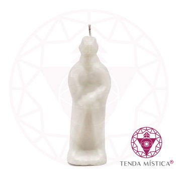 Vela Figura Exú Branco