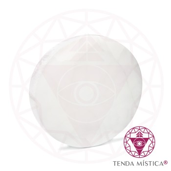 Selenite Formas Circulo 10cm