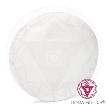 Selenite Formas Circulo 14cm