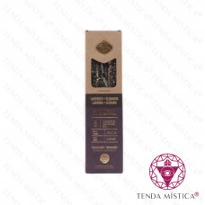 Incenso Sagrada Madre Natural Duplo Aroma Lavanda e Olibano