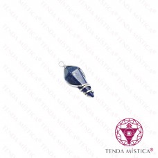 Pendente Prisma Lápis Lazúli com Arame