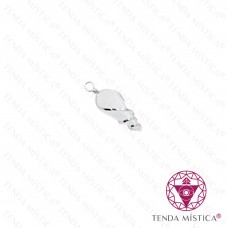 Pendente Prisma Quartzo Cristal com Arame