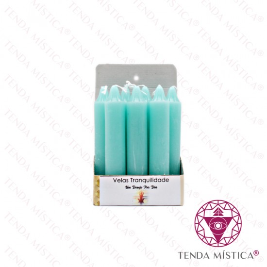 Ritual Sorte 7 Velas Azul Celeste