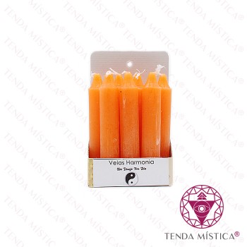 Ritual Sorte 7 Velas Laranja