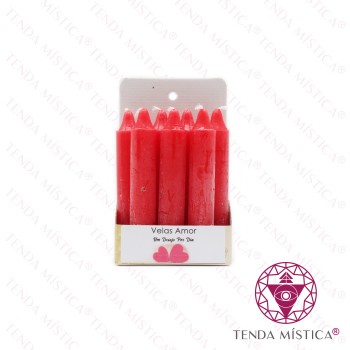 Ritual Sorte 7 Velas Vermelho