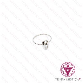 Anel Prata Concha 18