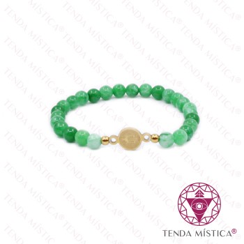 Pulseira Esmeralda 6mm São Bento Pulseira Esmeralda 6mm São Bento