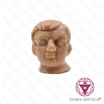 Vela Imagem Cabeça Oca Homem Mel