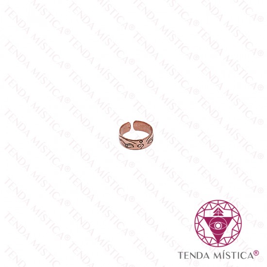 Anel Cobre Olho Sabedoria