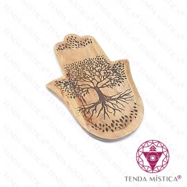 Bandeja Mão Árvore Vida 