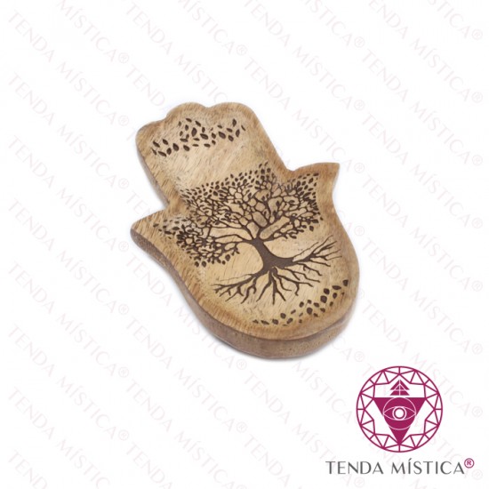 Bandeja Mão Árvore Vida