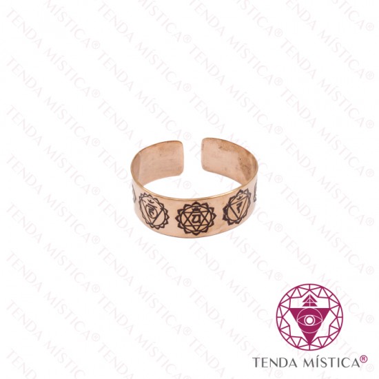 Pulseira Cobre Chakras
