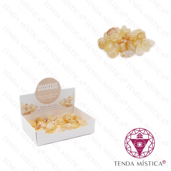 Quartzo Dourado 250gr 