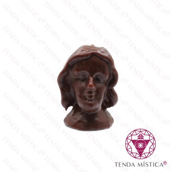 Vela Imagem Cabeça Mulher Mel