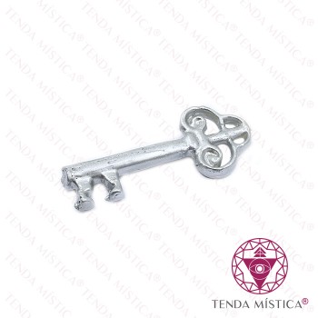 Vela Imagem Chave Prateada