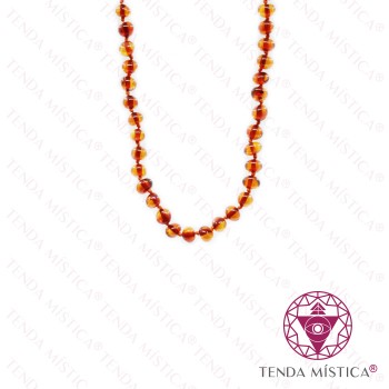 Colar Ambar Baroque 38cm 