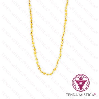 Colar Âmbar Baroque 50cm