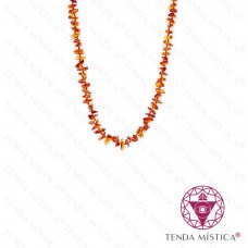 Colar Âmbar Chip 38cm 