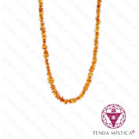 Colar Âmbar Chips 60cm