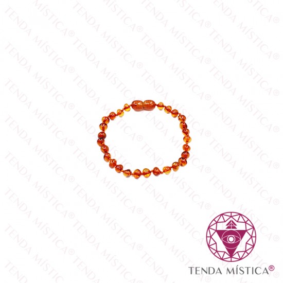 Pulseira Âmbar Baroque 18cm