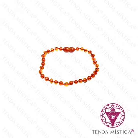 Pulseira Âmbar Baroque 21cm 