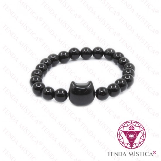 Pulseira Gato Ónix