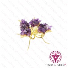 Borboleta Dourada Ametista