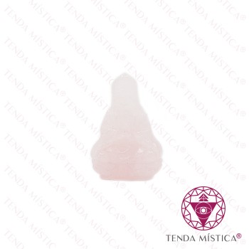 Buda Mini Quartzo Rosa