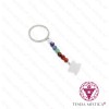 Porta-Chaves Merkabah Quartzo Rosa
