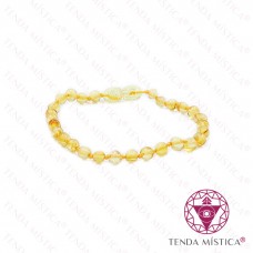 Pulseira Âmbar Claro 19cm