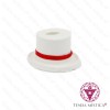 Porta Cigarros Chapéu Zé Pelintra Branco/Vermelho