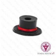 Porta Cigarros Chapéu Zé Pelintra Preto/Vermelho