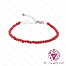 Pulseira Multiface Coral com Aço 3mm