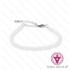 Pulseira Multiface Cristal com Aço 3mm