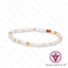 Pulseira Quartzo Dourado 4mm