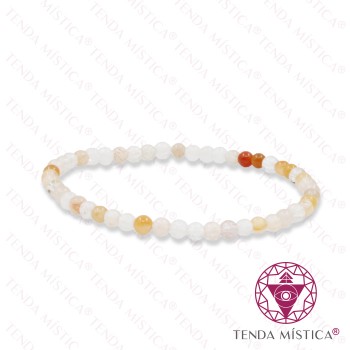 Pulseira Quartzo Dourado 4mm