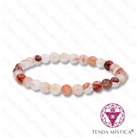 Pulseira Quartzo Hematóide 6mm