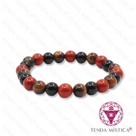 Pulseira Proteção 3 Forças Protetoras 8mm