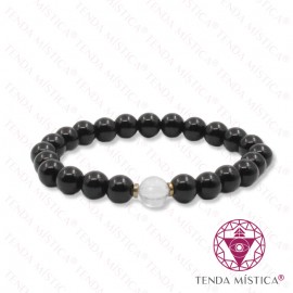 Pulseira Ónix + Cristal 8mm