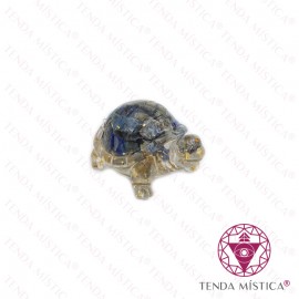 Orgonite Tartaruga Mini Lápis Lázuli